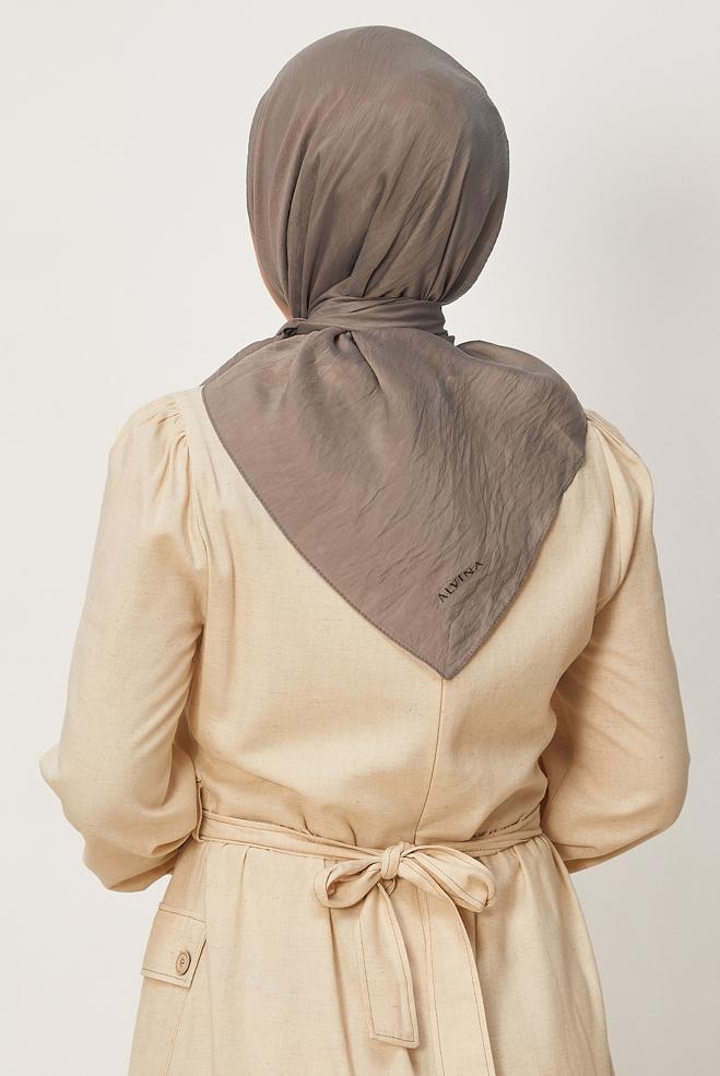 Hijab clothing BROWN ALVINA ALLURE SCARF 8669 - ALVİNA