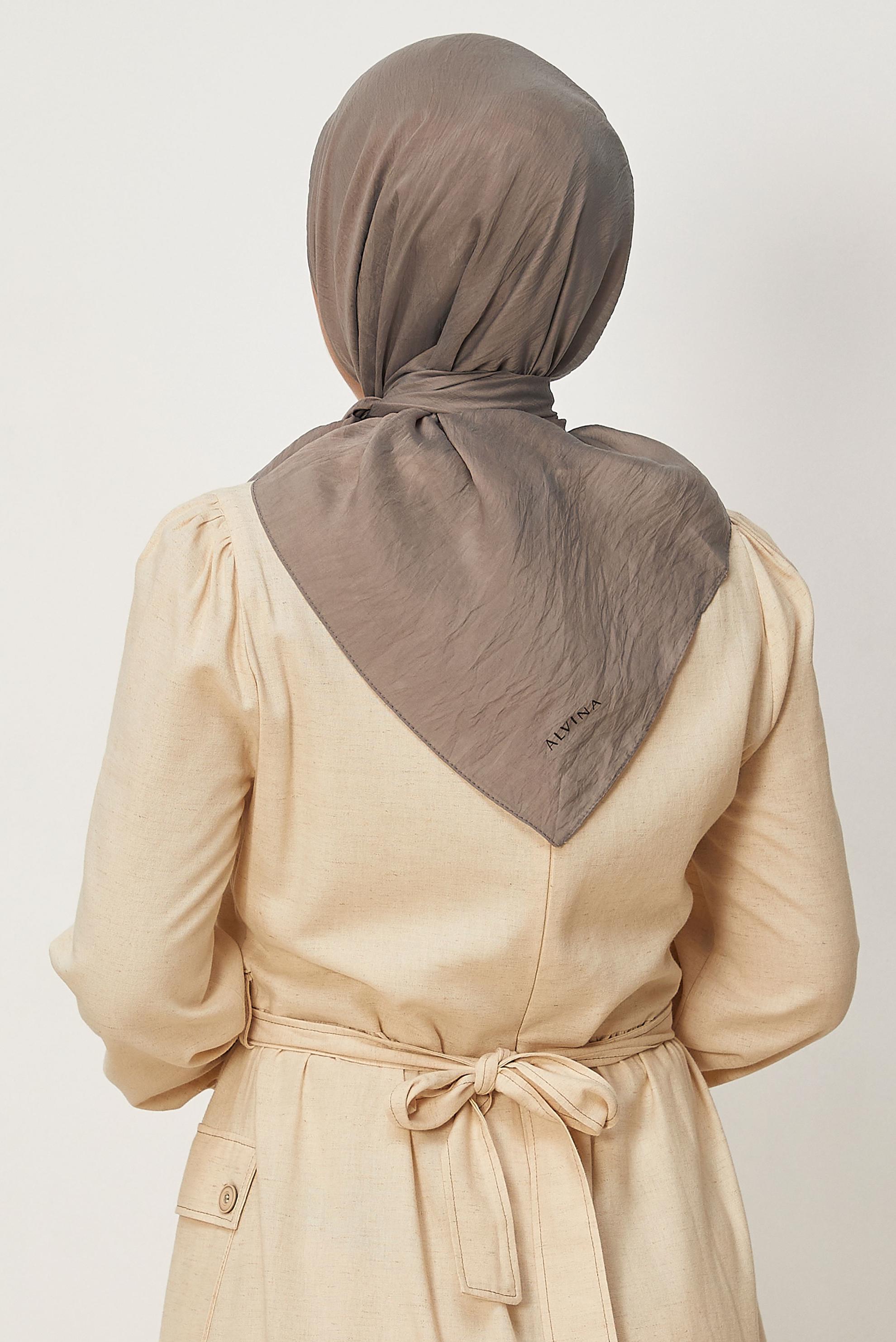 Hijab clothing BROWN ALVINA ALLURE SCARF 8669