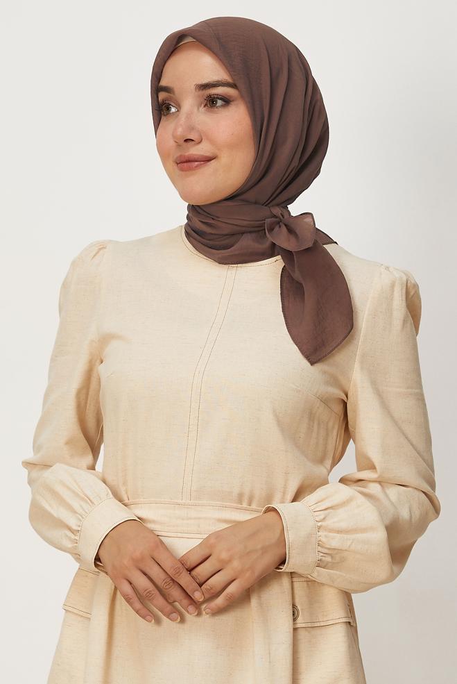 Hijab clothing MINK ALVINA ALLURE SCARF 8669 - ALVİNA