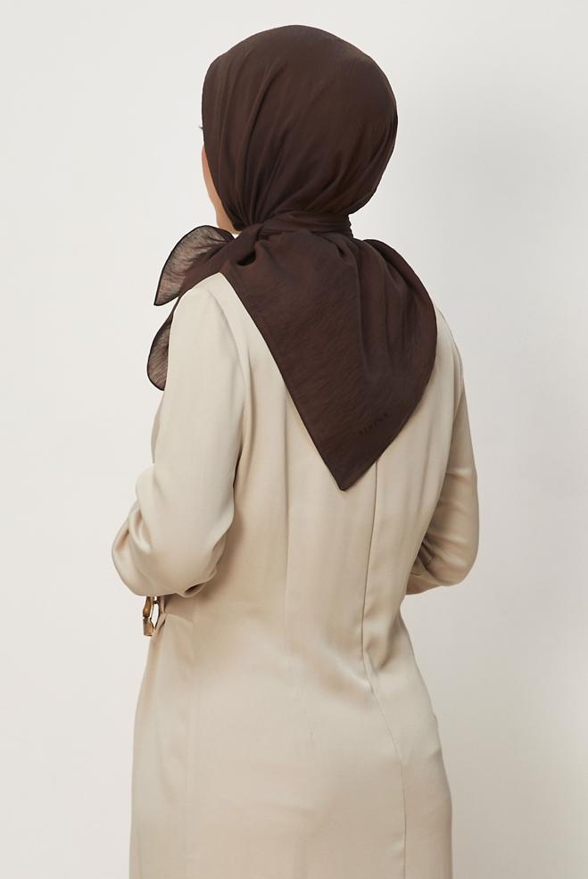 Hijab clothing BROWN ALVINA ALLURE SCARF 8669 - ALVİNA