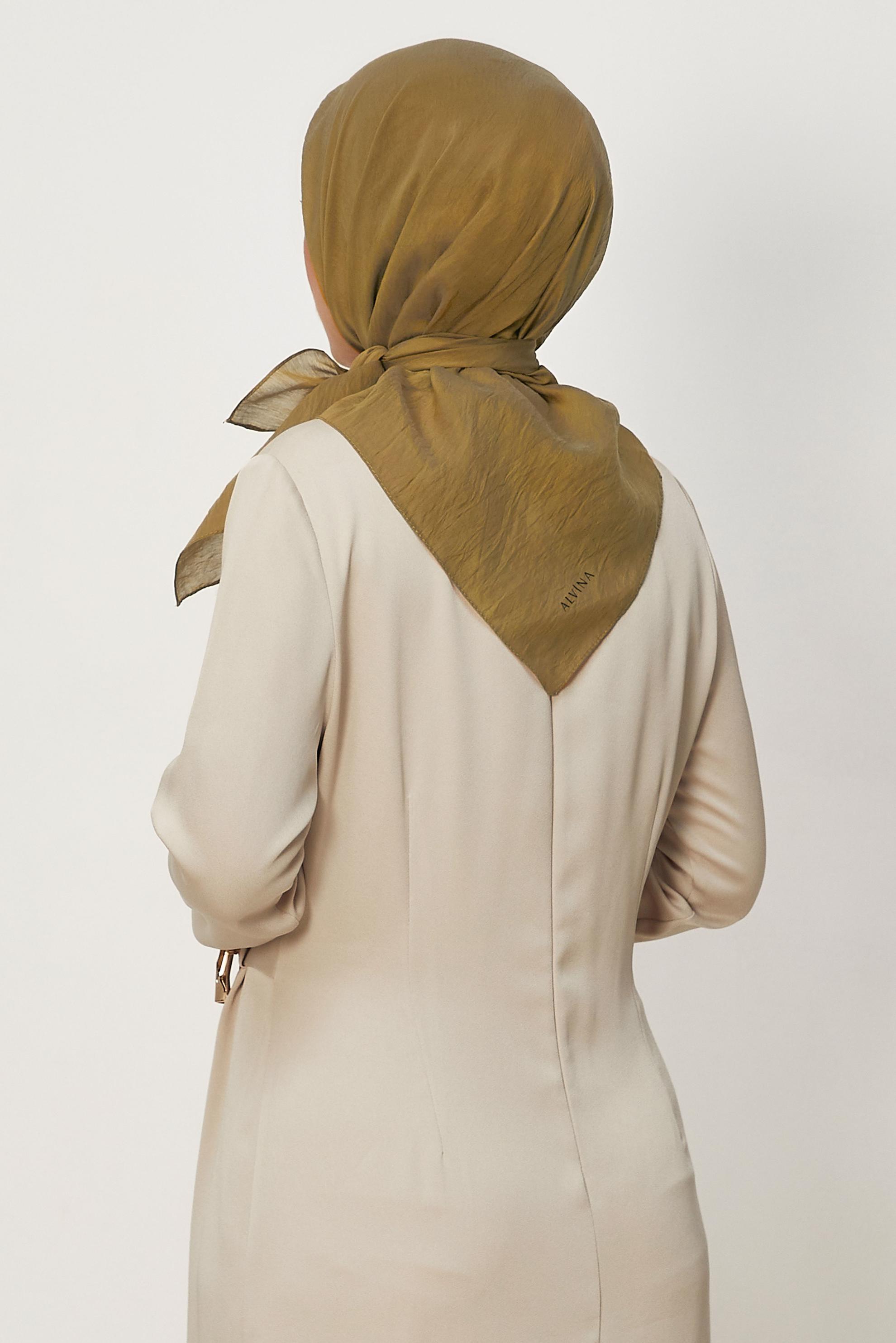 Hijab clothing BROWN ALVINA ALLURE SCARF 8669