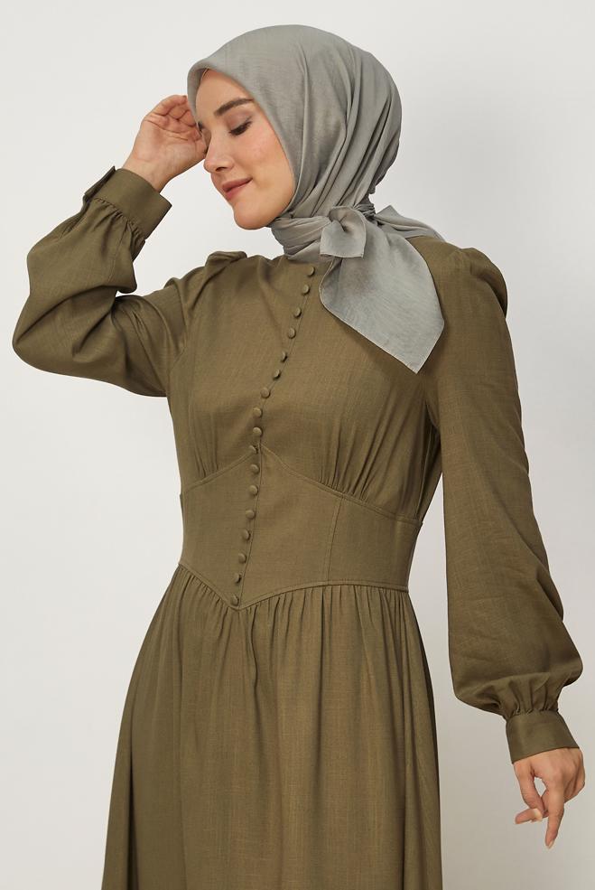 Hijab clothing BROWN ALVINA ALLURE SCARF 8669 - ALVİNA