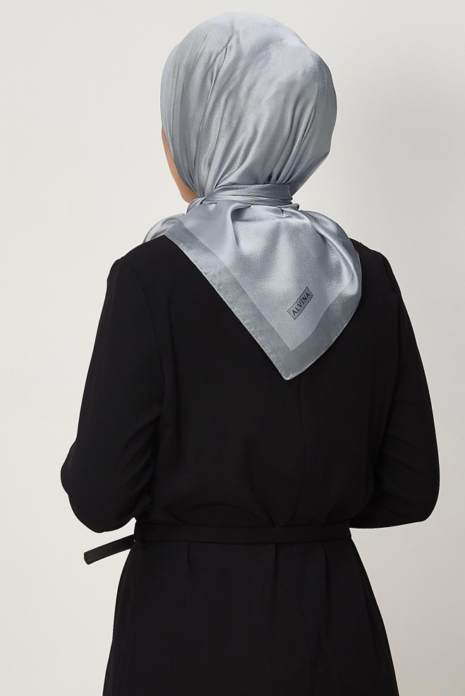 Vêtements hijab BRUN ALVINA ÉCHARPE 8673 - ALVİNA
