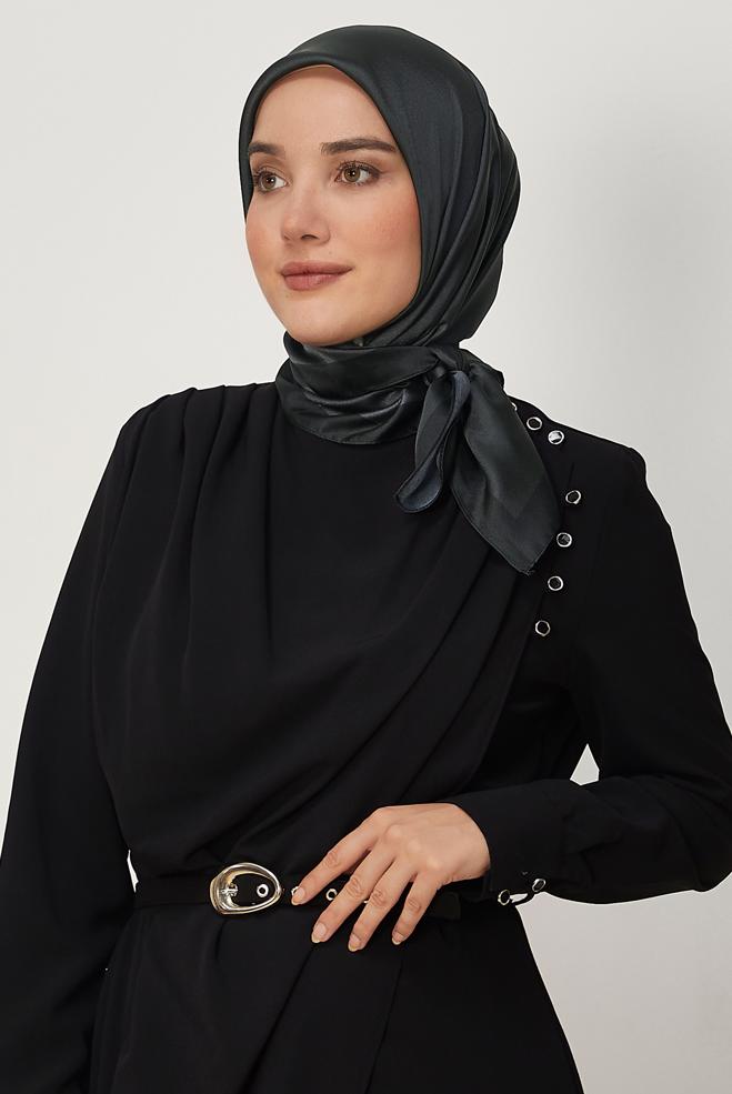 Vêtements hijab BRUN ALVINA ÉCHARPE 8673 - ALVİNA