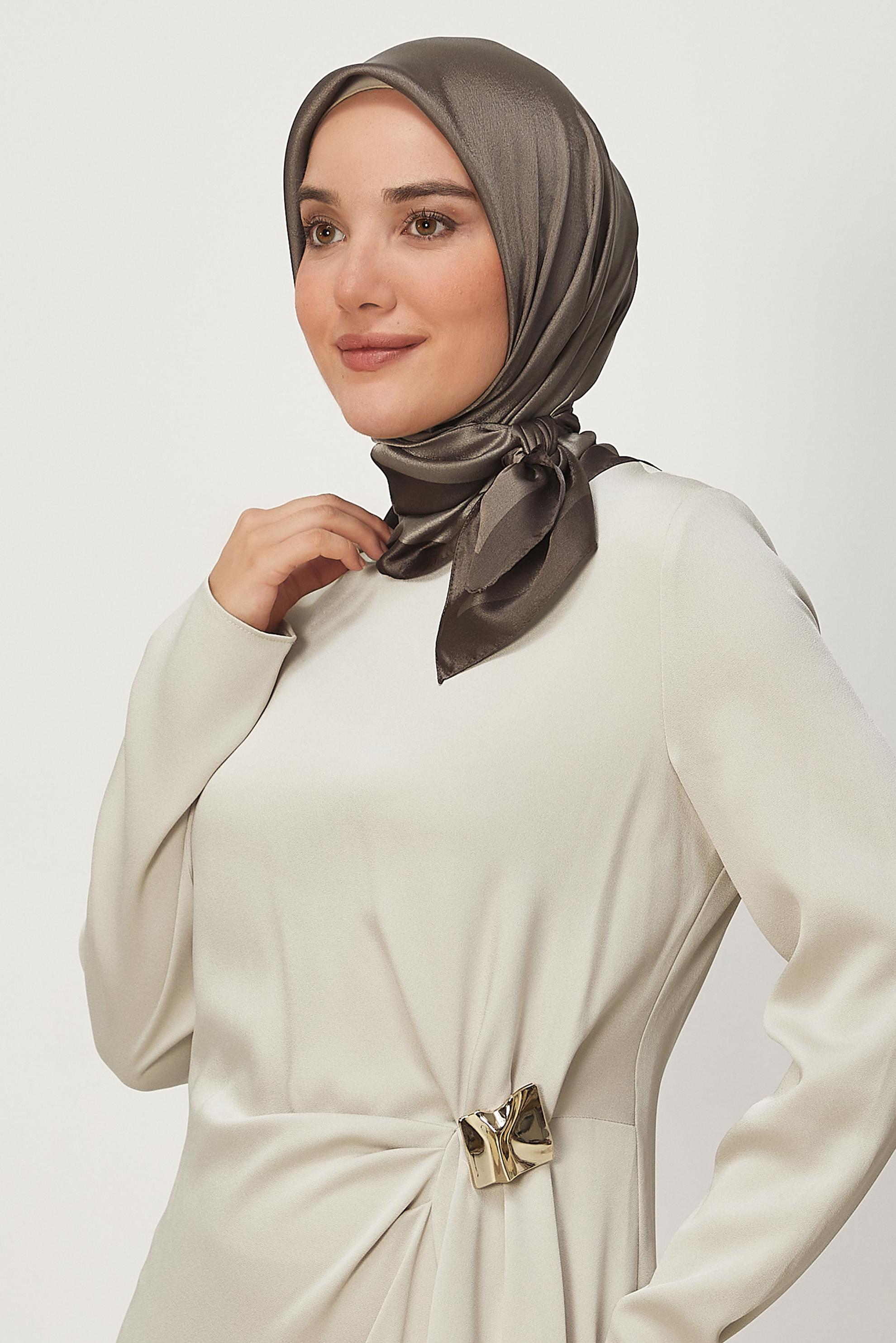 Vêtements hijab BRUN ALVINA ÉCHARPE 8673