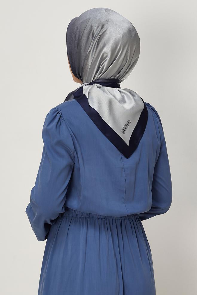Vêtements hijab GRIS ALVINA ÉCHARPE 8673 - ALVİNA
