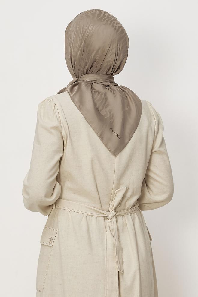 Vêtements hijab VISON ALVINA JACQUARD ÉCHARPE 8679 - ALVİNA