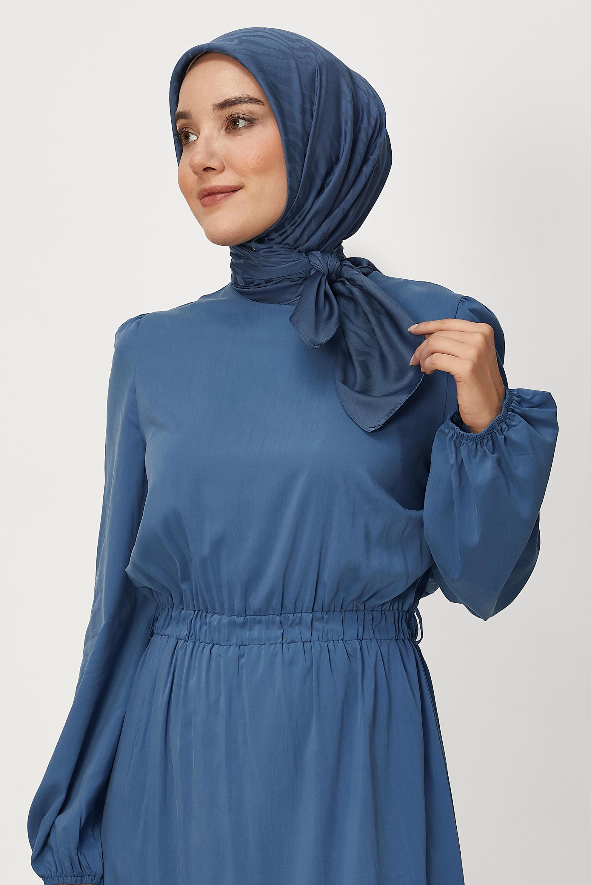 Vêtements hijab BRUN ALVINA JACQUARD ÉCHARPE 8679