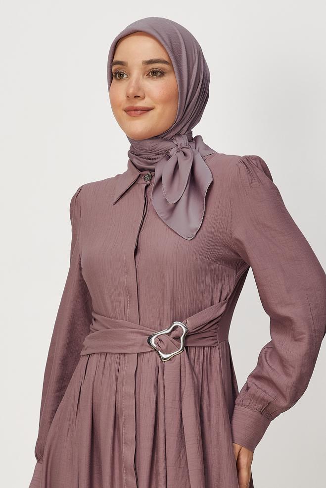 Vêtements hijab POURPRE ALVINA JACQUARD ÉCHARPE 8680 - ALVİNA