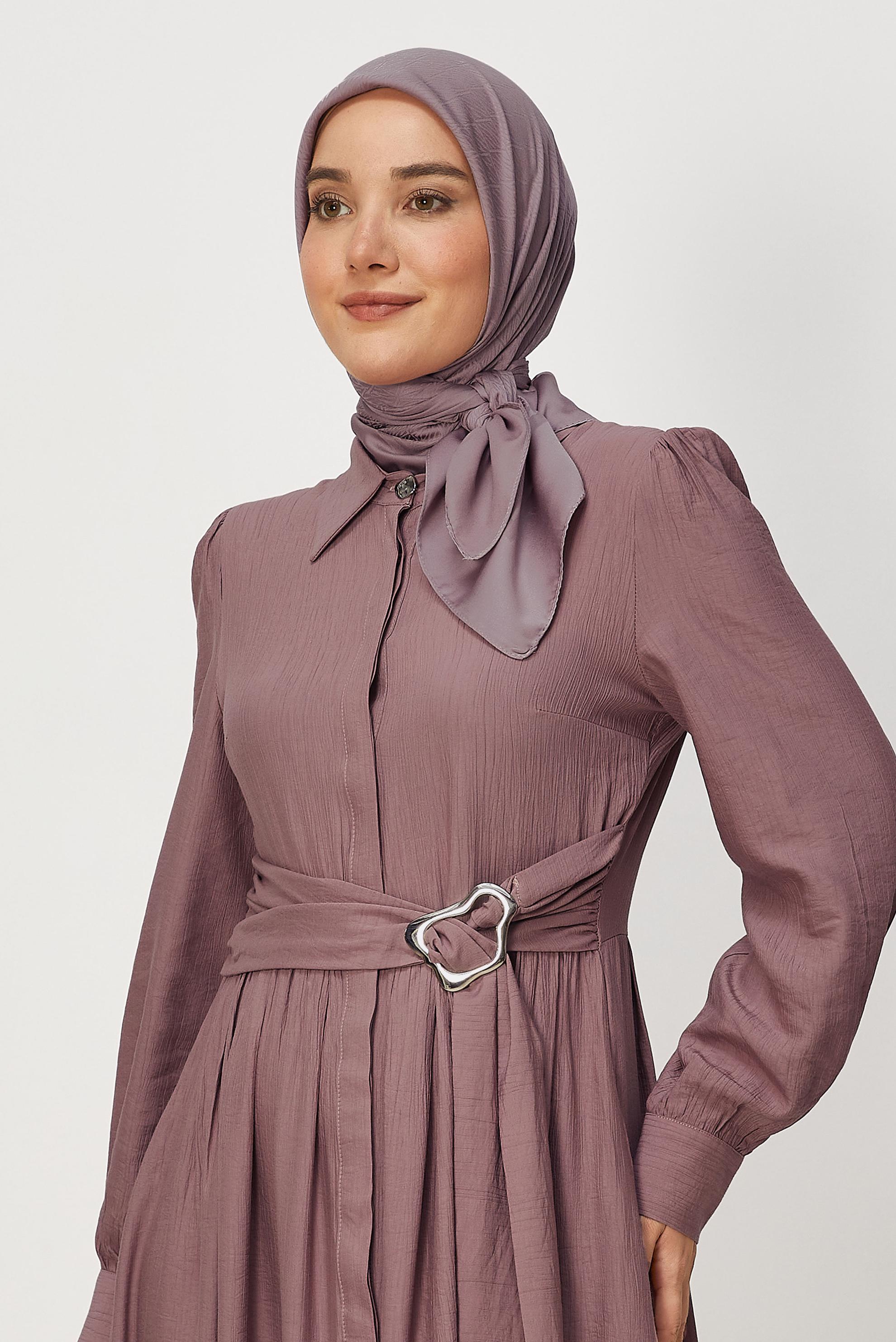 Vêtements hijab POURPRE ALVINA JACQUARD ÉCHARPE 8680