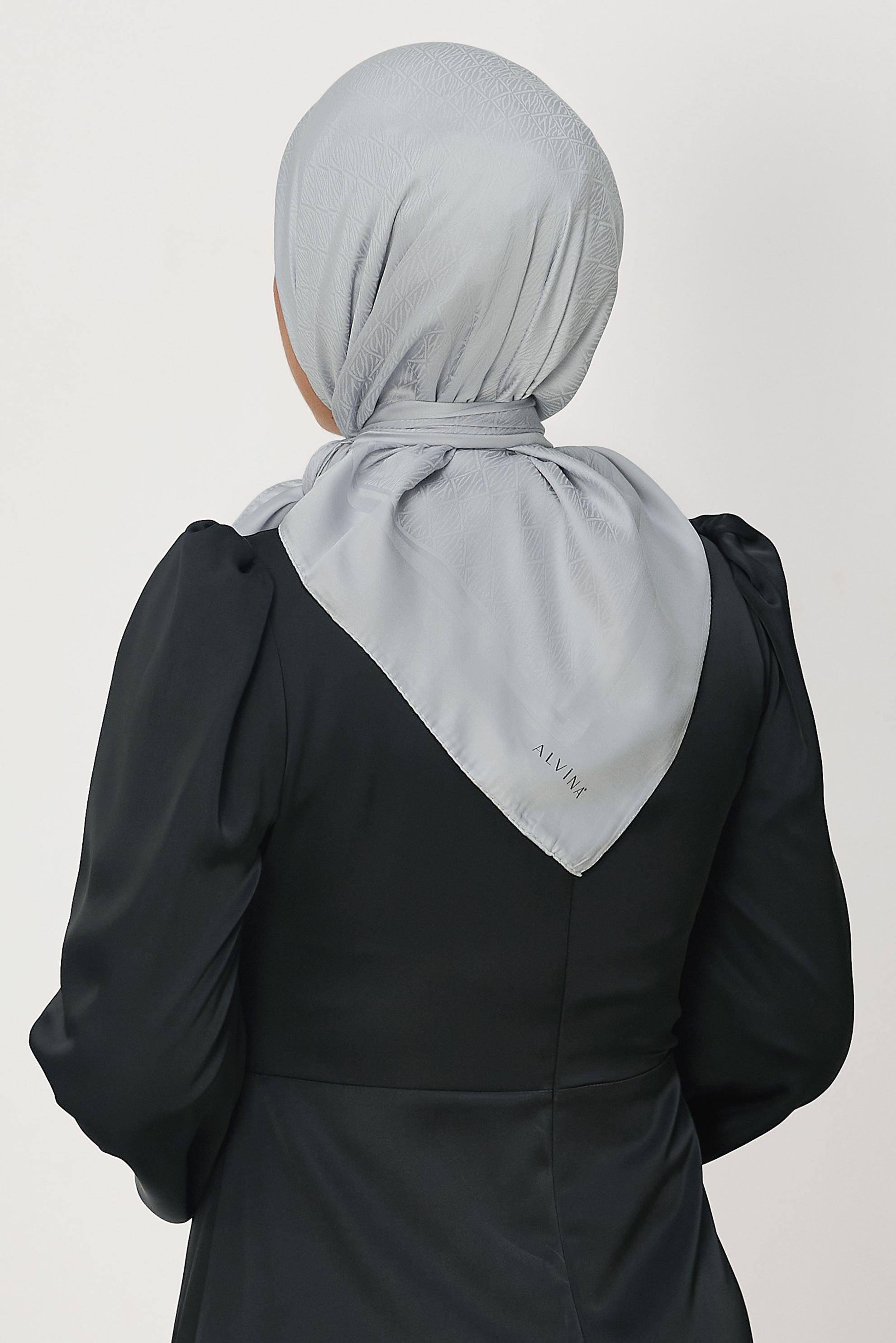 Vêtements hijab BRUN ALVINA JACQUARD ÉCHARPE 8680