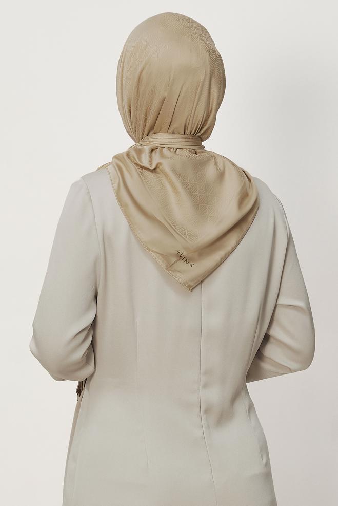 Vêtements hijab OR ALVINA JACQUARD ÉCHARPE 8680 - ALVİNA