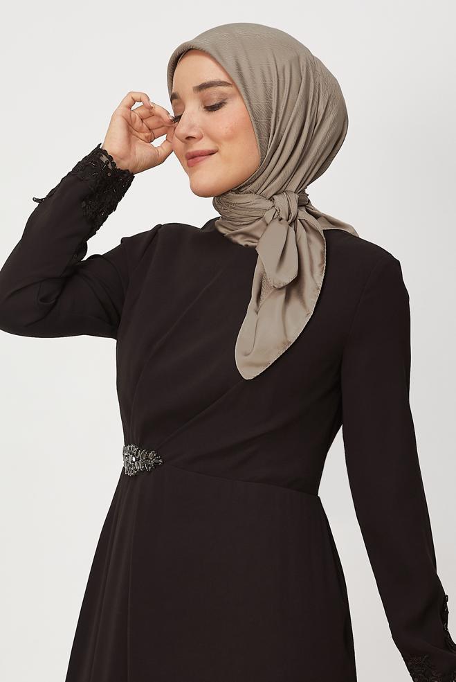 Vêtements hijab VISON ALVINA JACQUARD ÉCHARPE 8680 - ALVİNA
