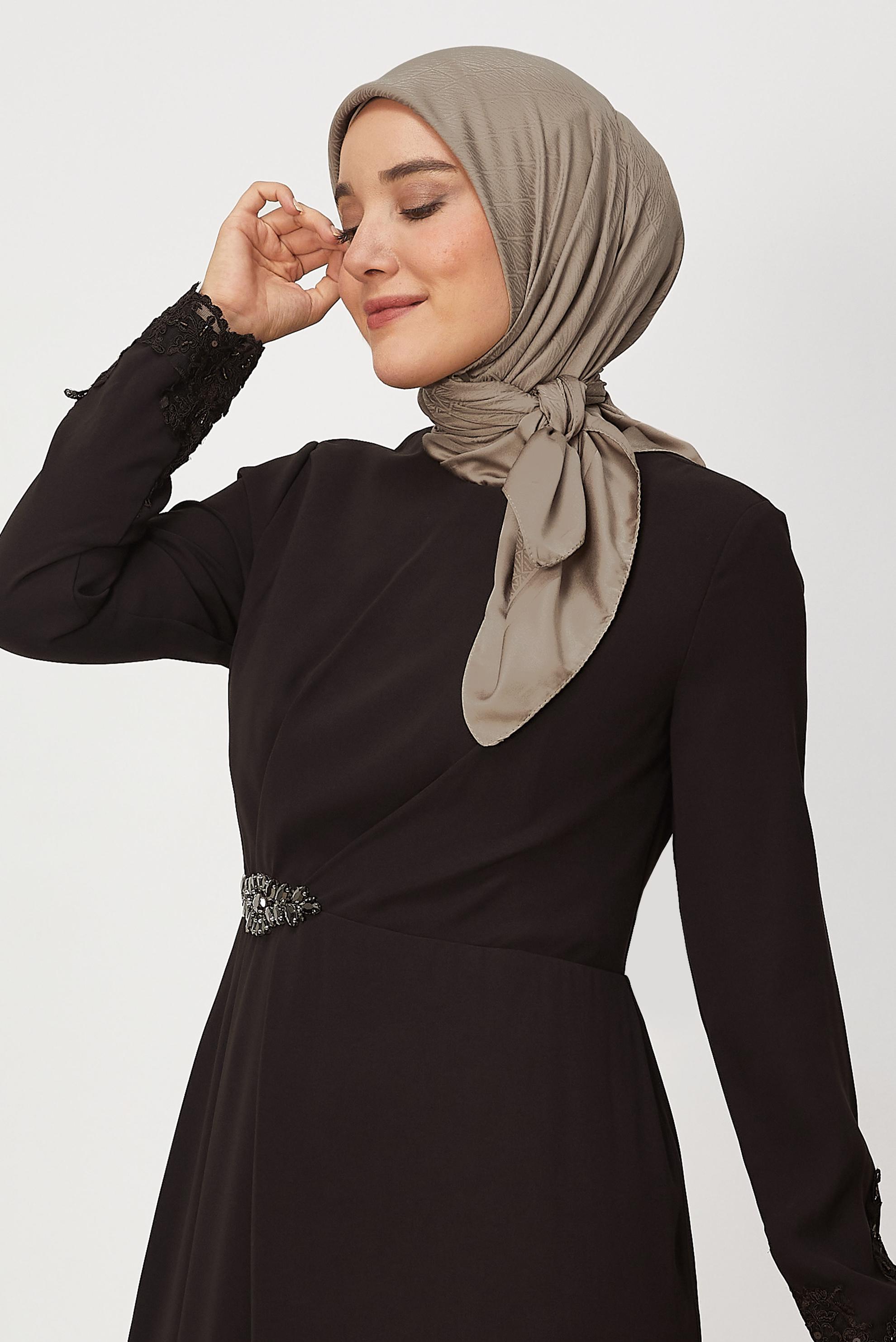 Vêtements hijab VISON ALVINA JACQUARD ÉCHARPE 8680
