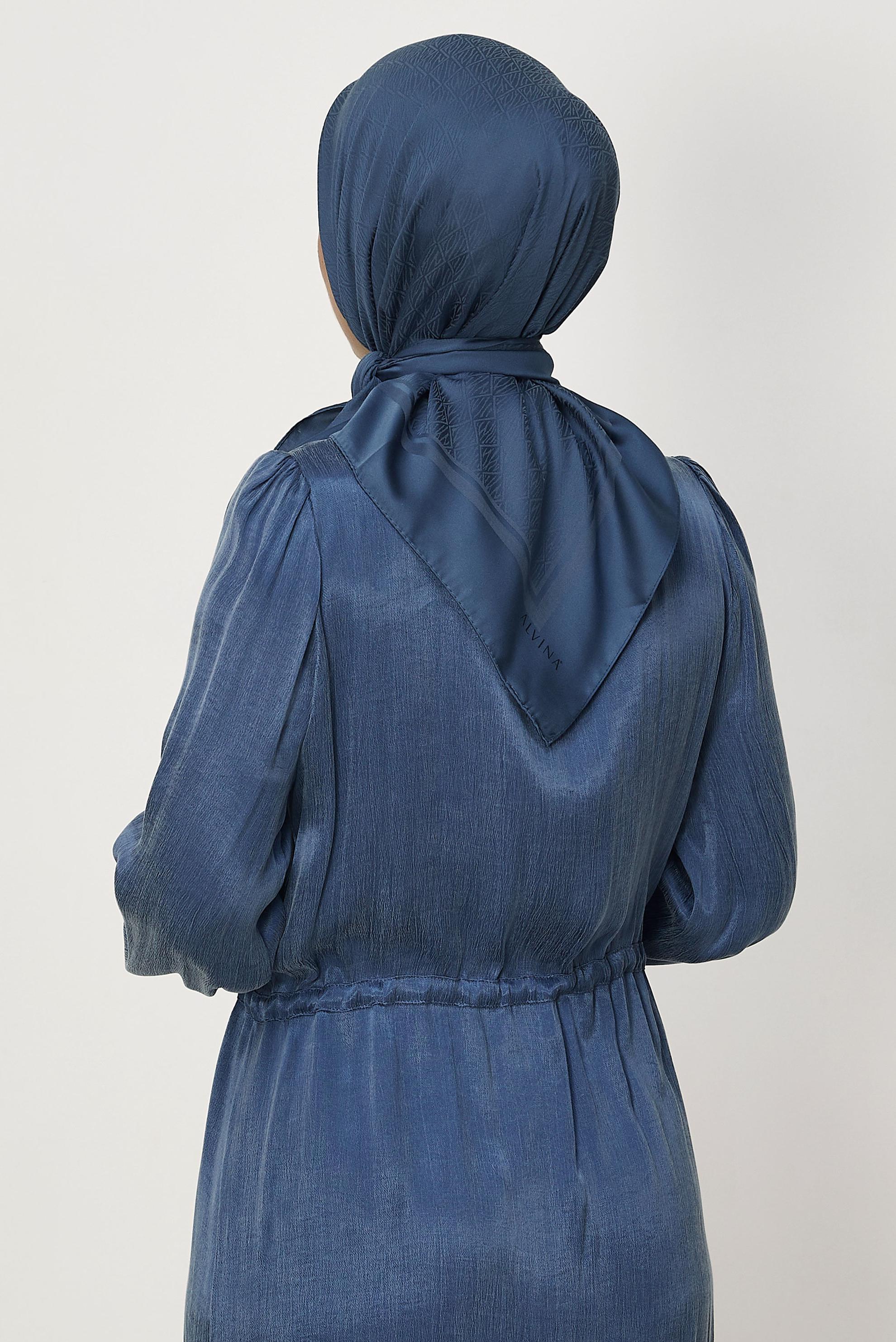 Vêtements hijab BRUN ALVINA JACQUARD ÉCHARPE 8680