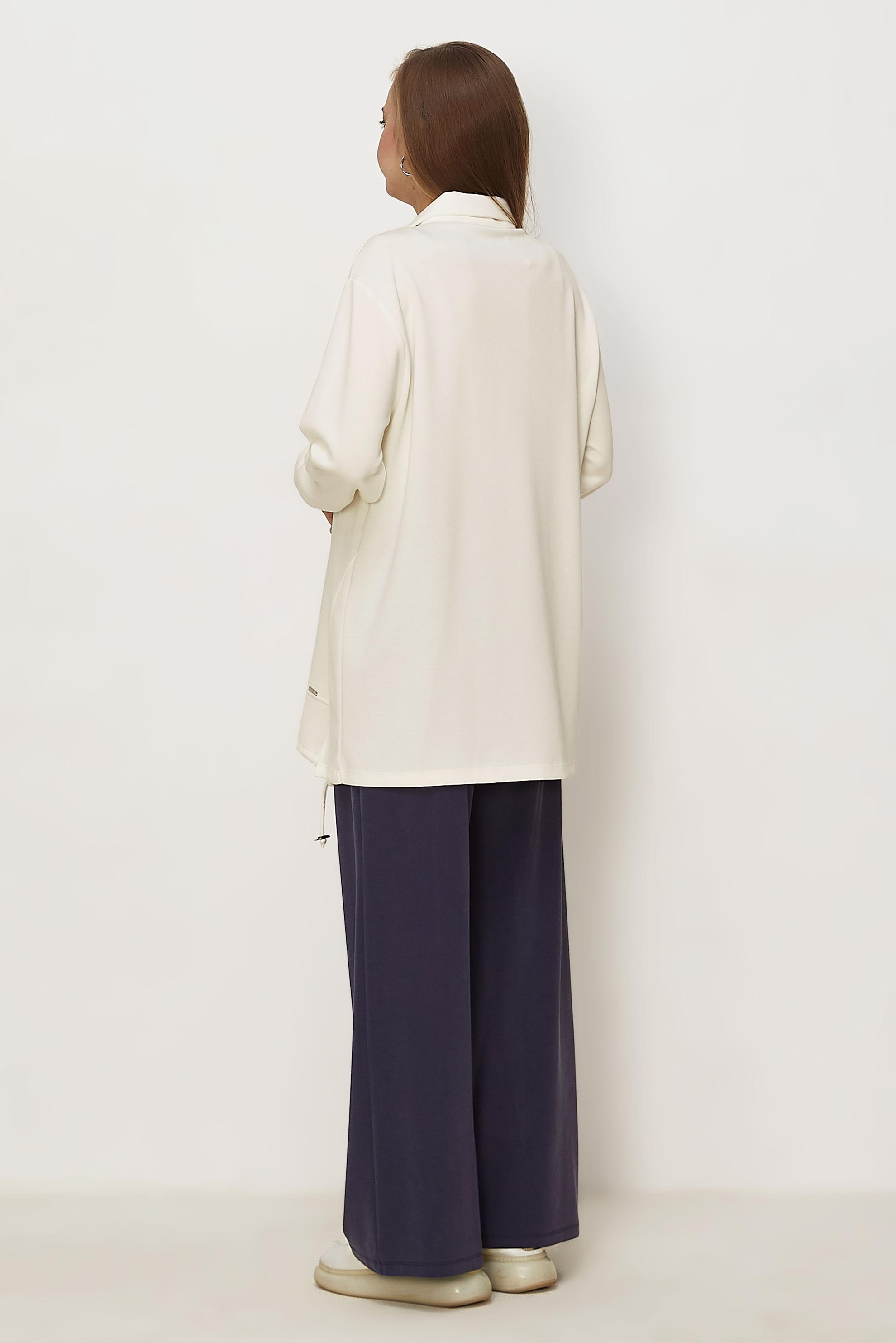 Hijab clothing WHITE SMOCKED TRACKSUIT TUNIC 46470