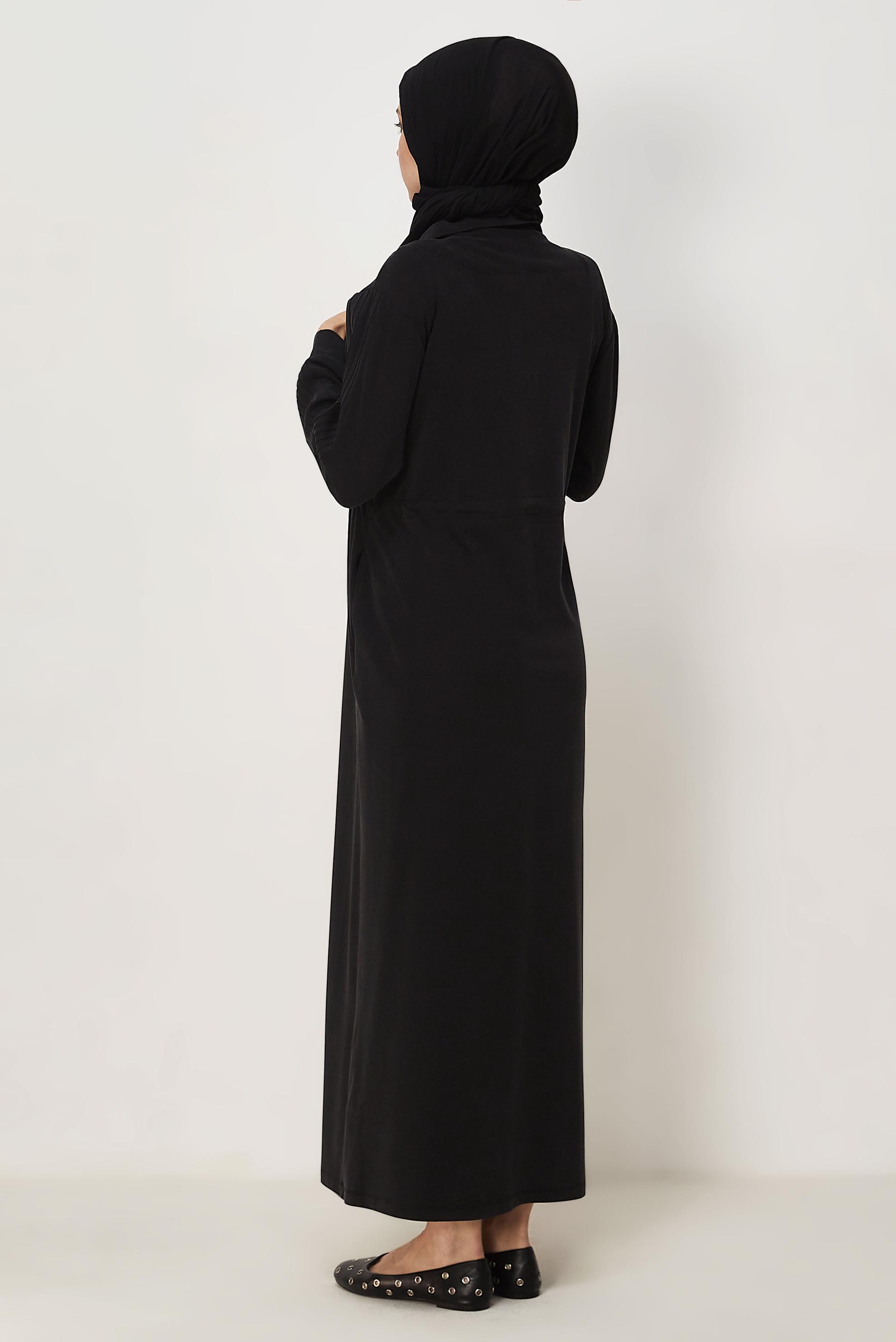 Hijab clothing BLACK MODAL TRACKSUIT DRESS 46477