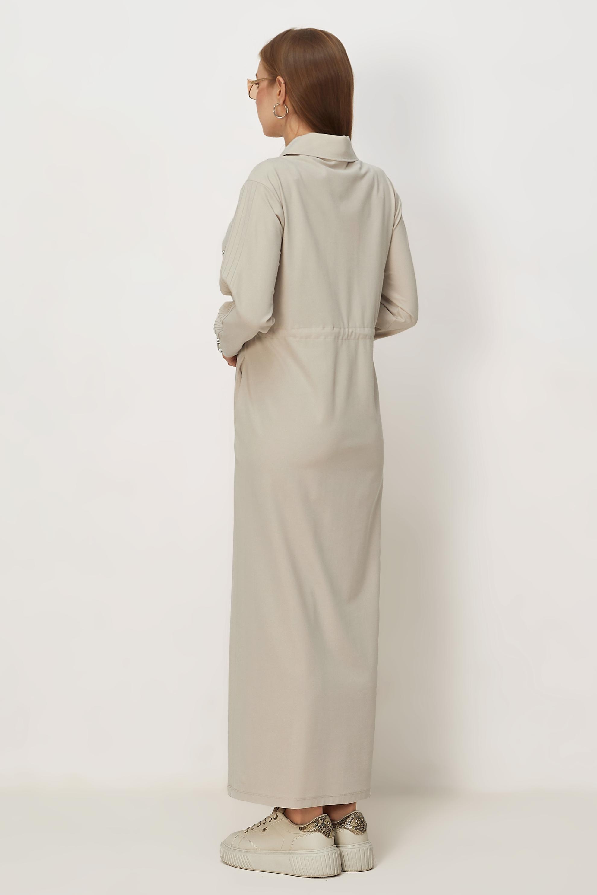 Vêtements hijab BEIGE ROBE DE SURVÊTEMENT EN MODAL 46477