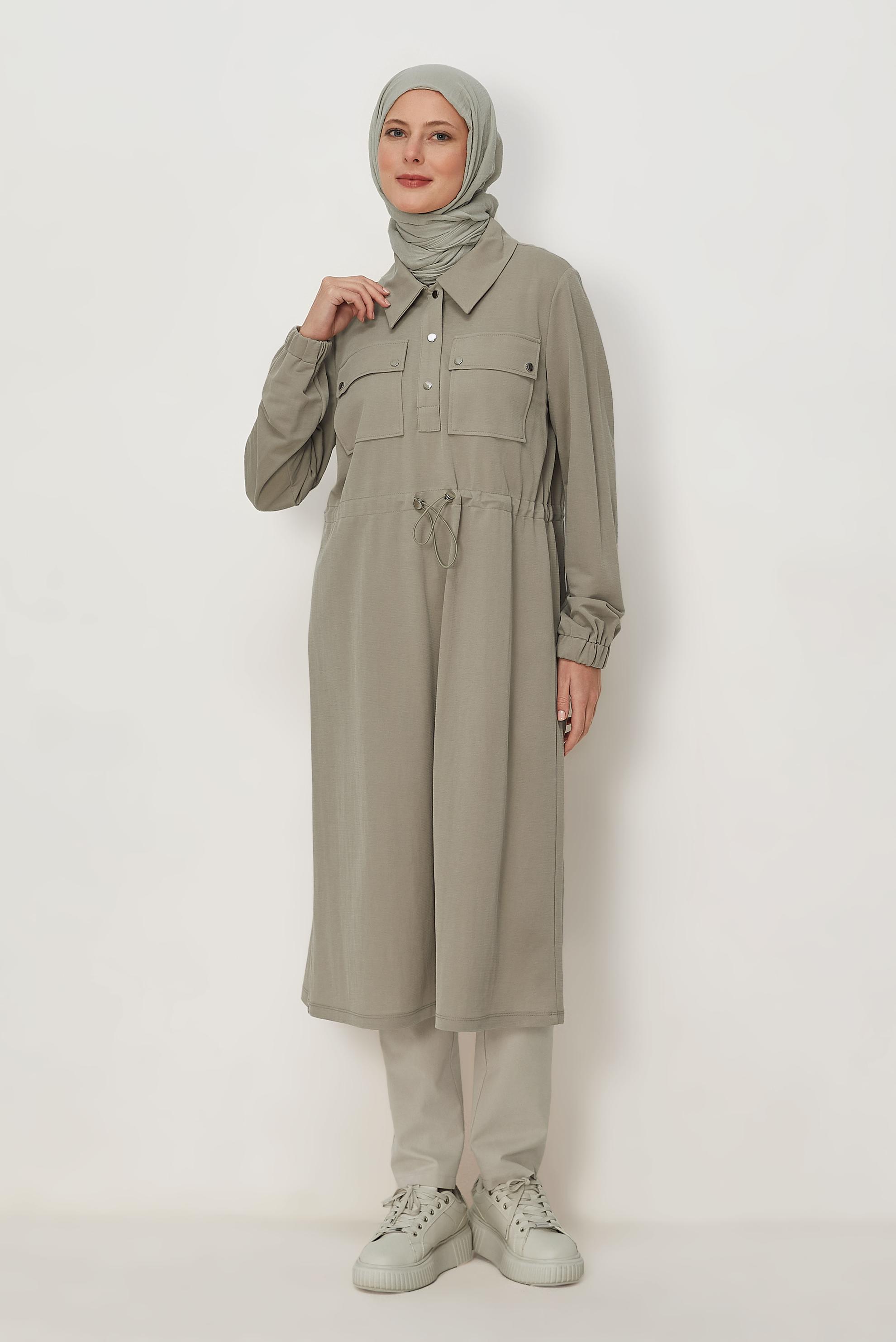 Tesettür giyim KUM 46768 FENDİ EŞOFMAN TUNİK 38-46 TEK 40