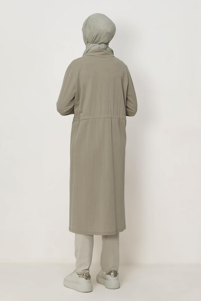 Tesettür giyim KUM 46768 FENDİ EŞOFMAN TUNİK 38-46 TEK 40 - ALVİNA