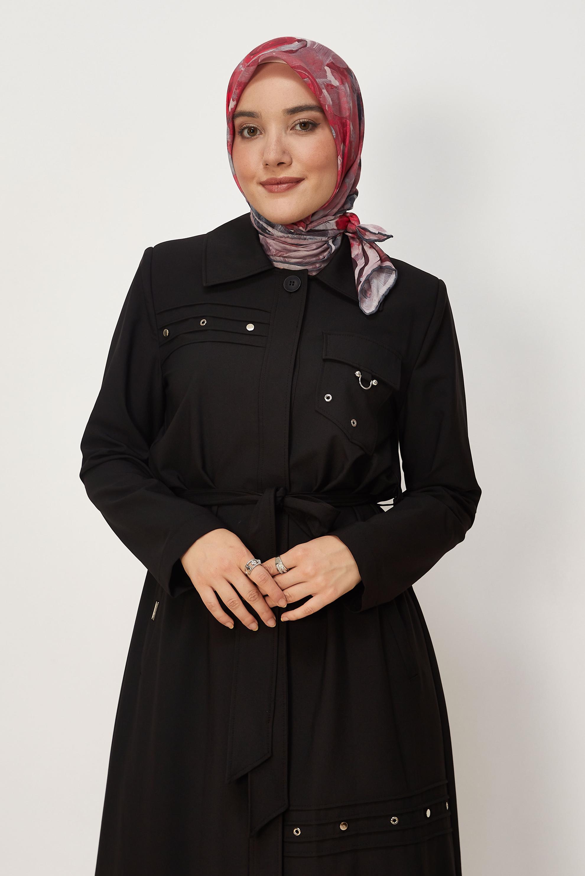 Vêtements hijab BEIGE ALVINA ÉCHARPE NATURELLE À MOTIFS 8633