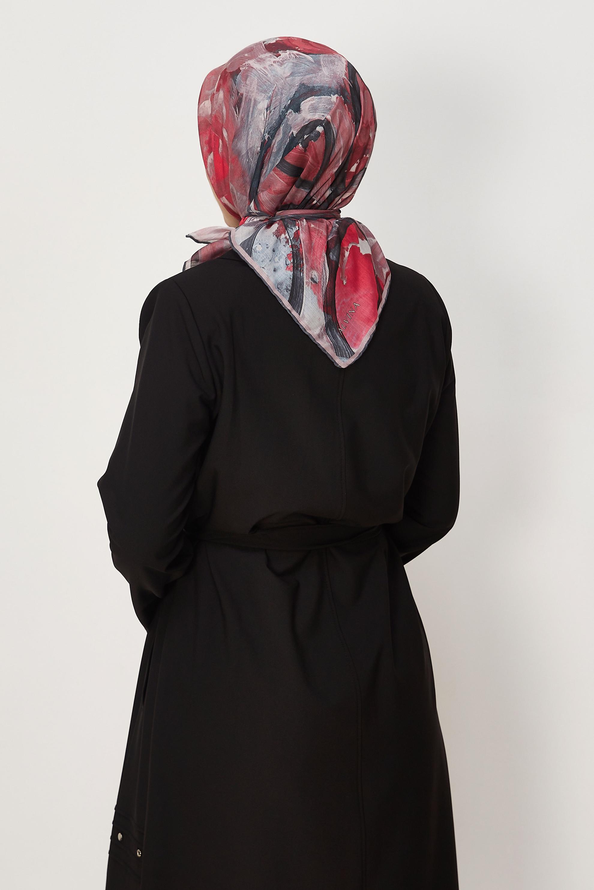 Vêtements hijab BEIGE ALVINA ÉCHARPE NATURELLE À MOTIFS 8633