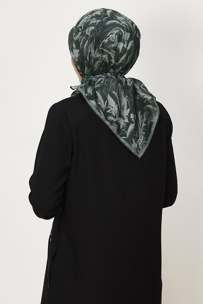 Vêtements hijab NOIR ÉCHARPE ALVINA NATUREL 8635 - ALVİNA