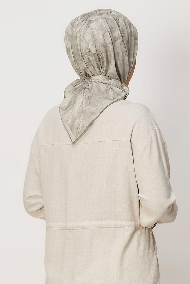 Vêtements hijab BEIGE ÉCHARPE ALVINA NATUREL 8635 - ALVİNA