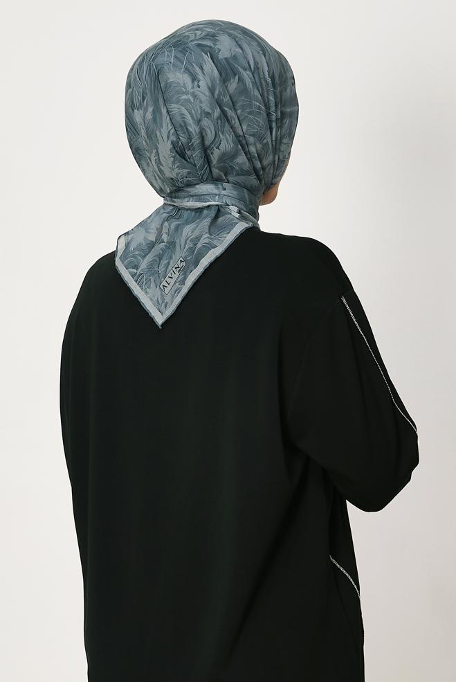 Vêtements hijab GRIS ÉCHARPE ALVINA NATUREL 8635 - ALVİNA