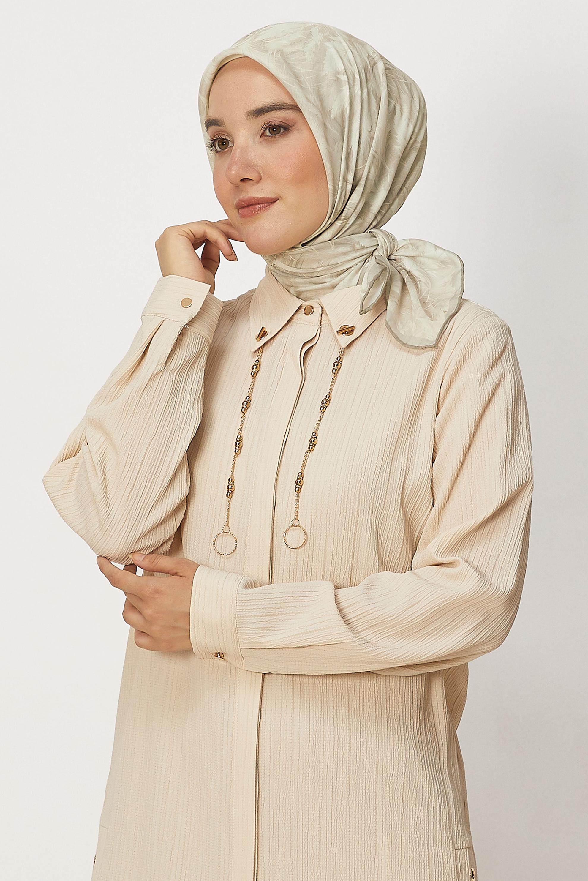 Hijab clothing BEIGE ALVINA NATURAL SCARF 8635