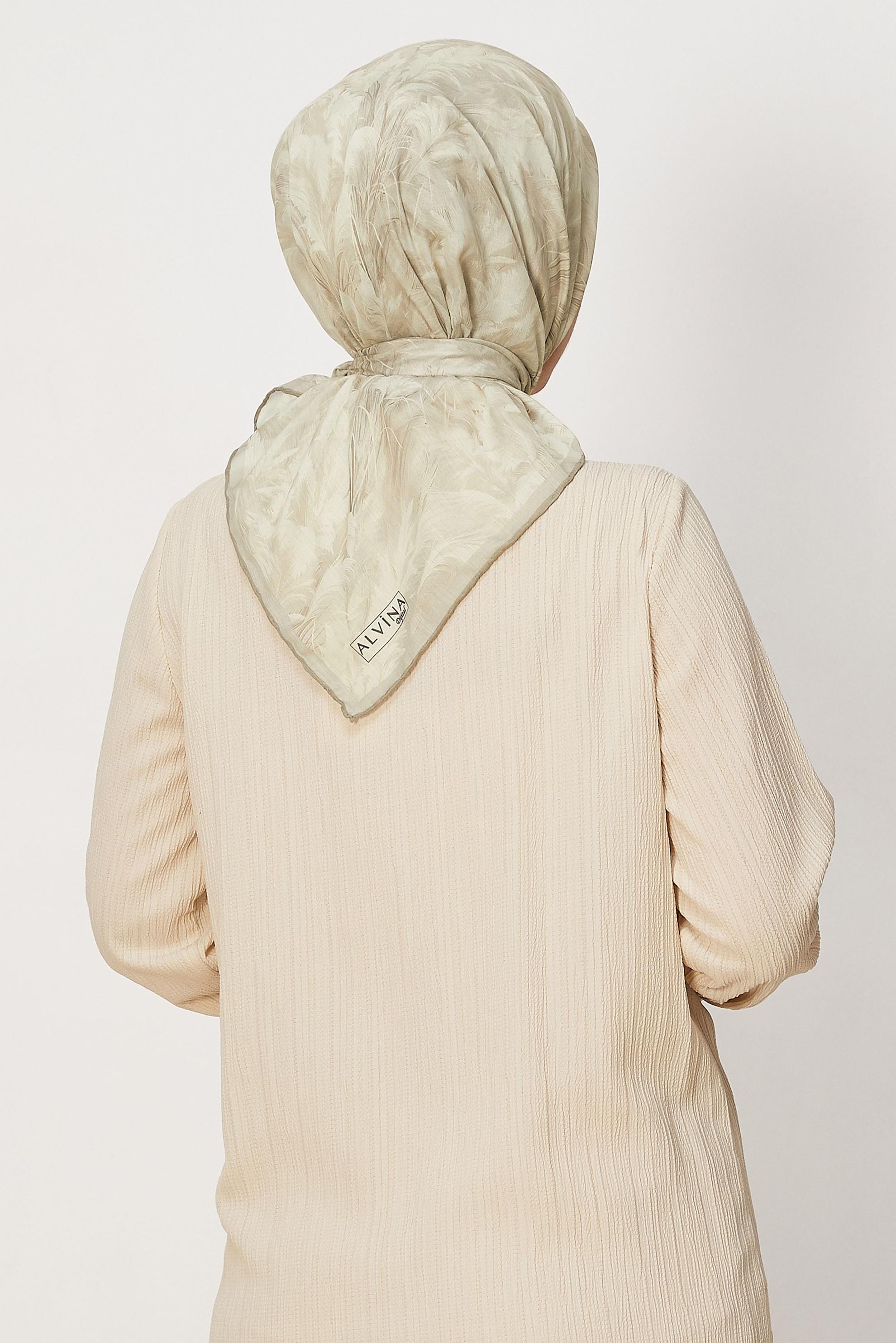 Hijab clothing BEIGE ALVINA NATURAL SCARF 8635