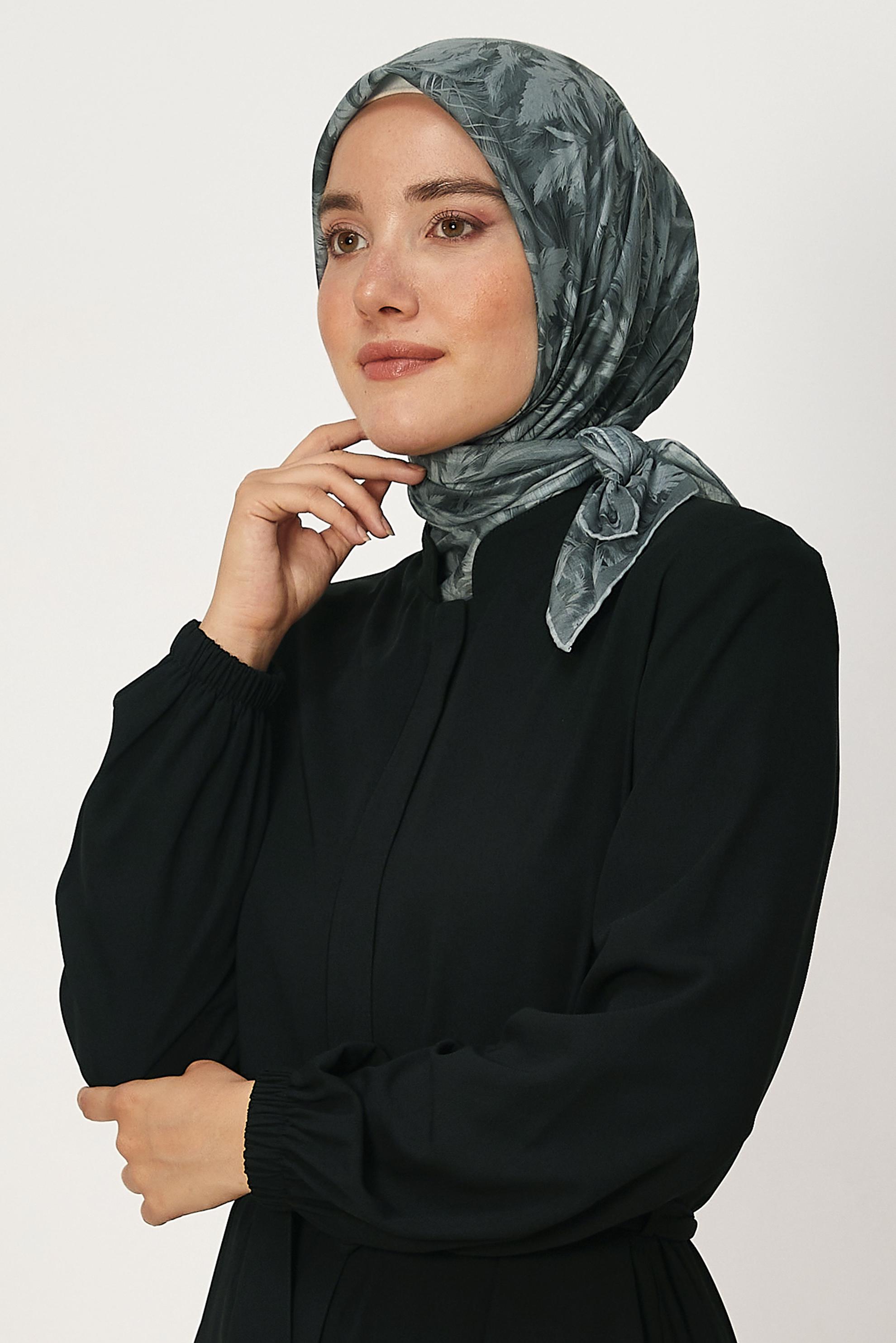 Tesettür giyim BEJ ALVİNA NATUREL EŞARP 8635