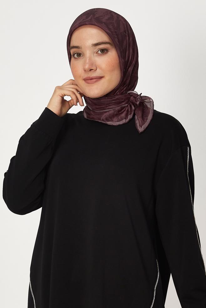 Vêtements hijab BEIGE ÉCHARPE ALVINA NATUREL 8635 - ALVİNA