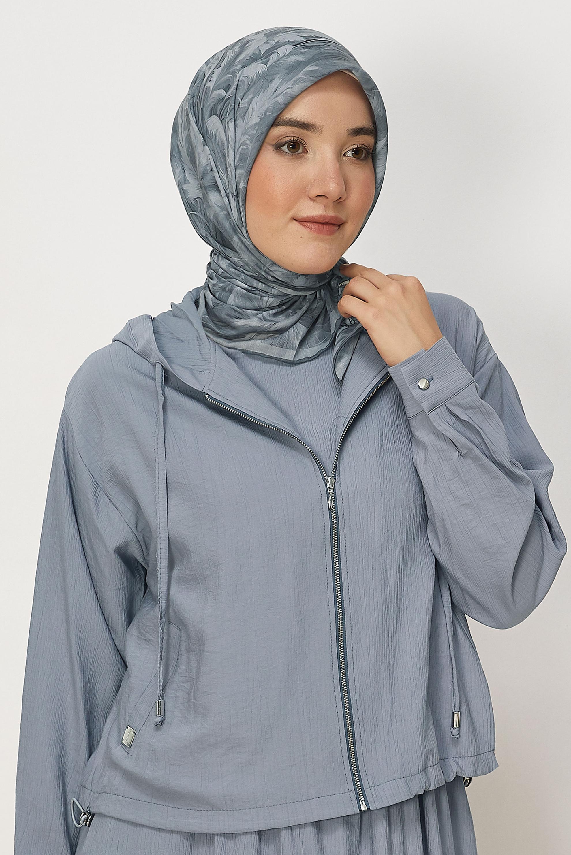 Hijab clothing SILVER ALVINA NATURAL SCARF 8635