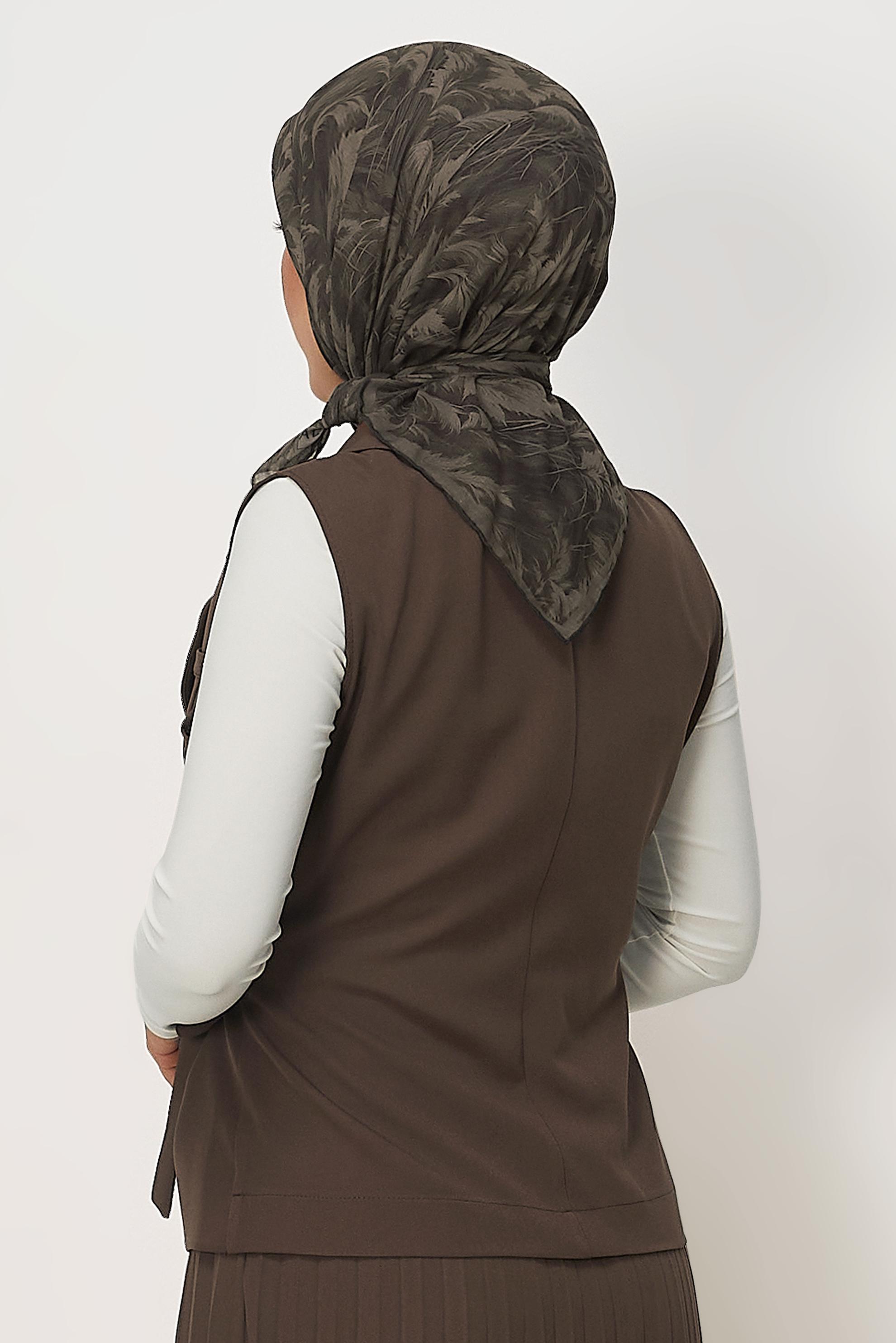 Hijab clothing BROWN ALVINA NATURAL SCARF 8635