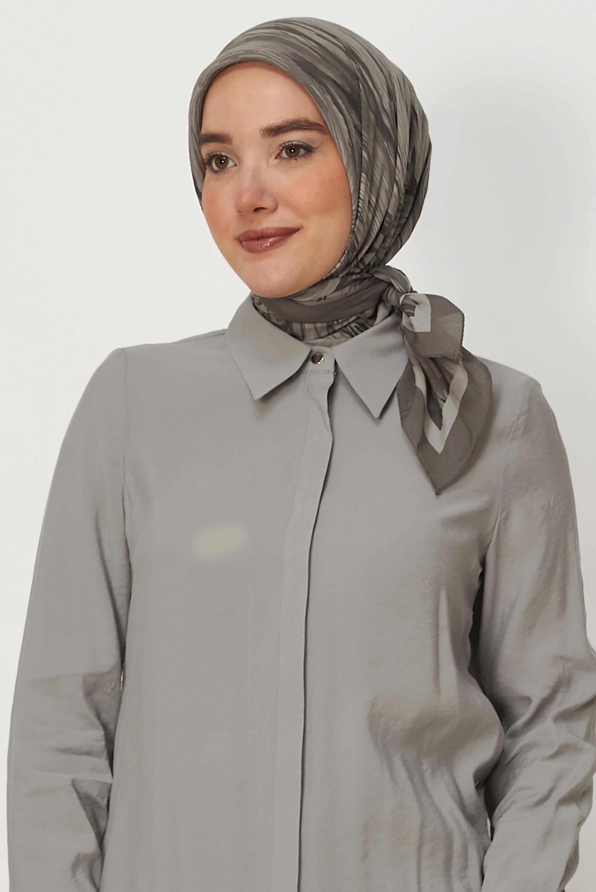 Tesettür giyim BEJ ALVİNA VİSKON EŞARP 8638