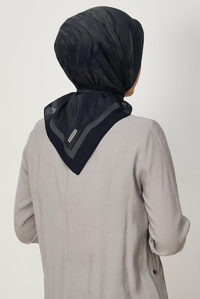 Hijab clothing GREY ALVINA VISCOSE SCARF 8638 - ALVİNA