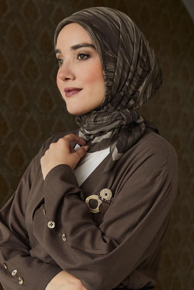 Hijab clothing MINK ALVINA VISCOSE SCARF 8638 - ALVİNA