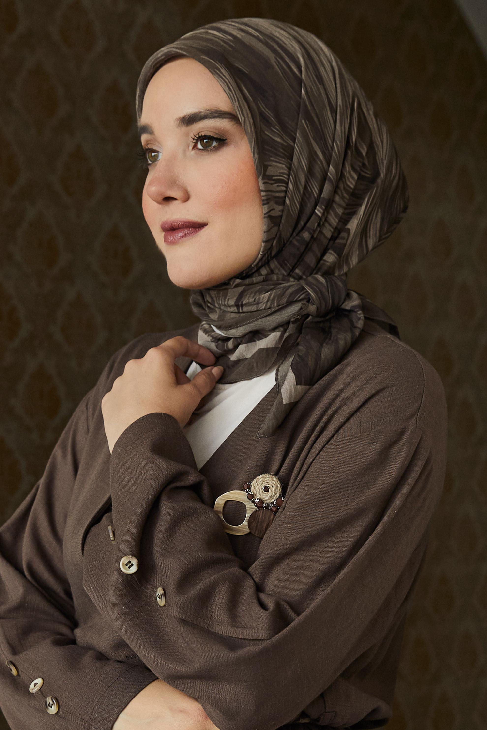 Hijab clothing MINK ALVINA VISCOSE SCARF 8638