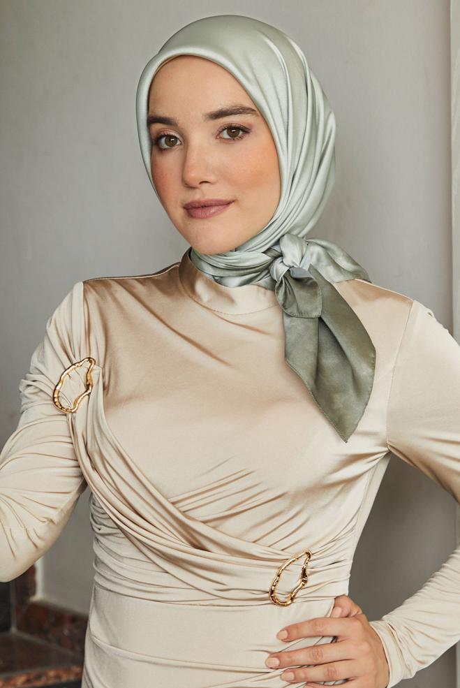 Hijab clothing BEIGE ALVINA CARMEN SCARF 8642 - ALVİNA