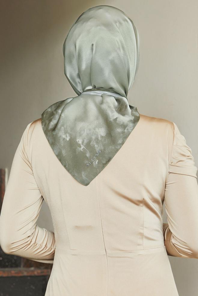 Hijab clothing BEIGE ALVINA CARMEN SCARF 8642 - ALVİNA