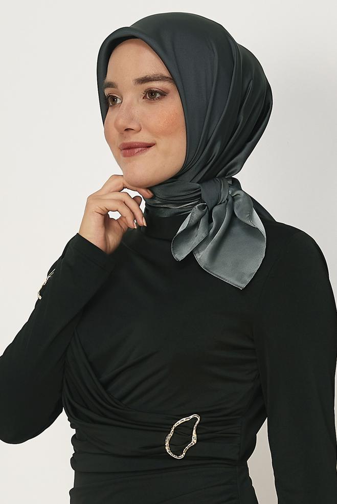 Hijab clothing GREY ALVINA CARMEN SCARF 8642 - ALVİNA