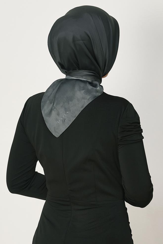 Hijab clothing GREY ALVINA CARMEN SCARF 8642 - ALVİNA
