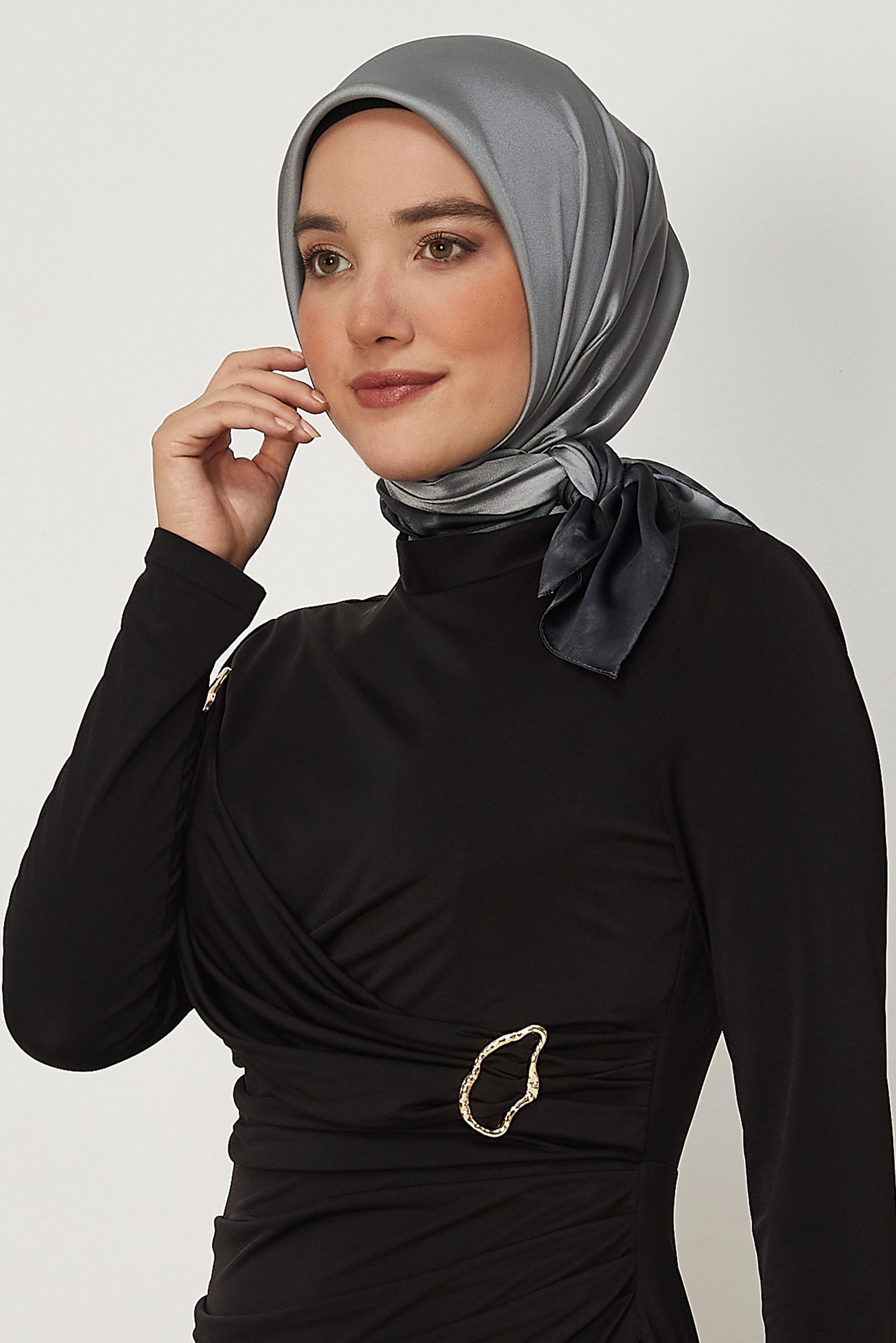Hijab clothing SILVER ALVINA CARMEN SCARF 8642