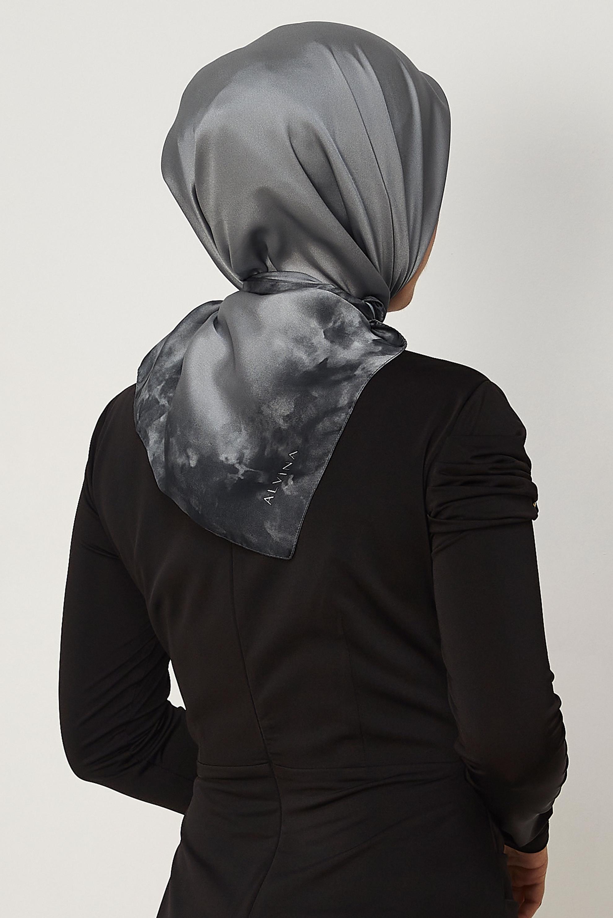 Hijab clothing SILVER ALVINA CARMEN SCARF 8642