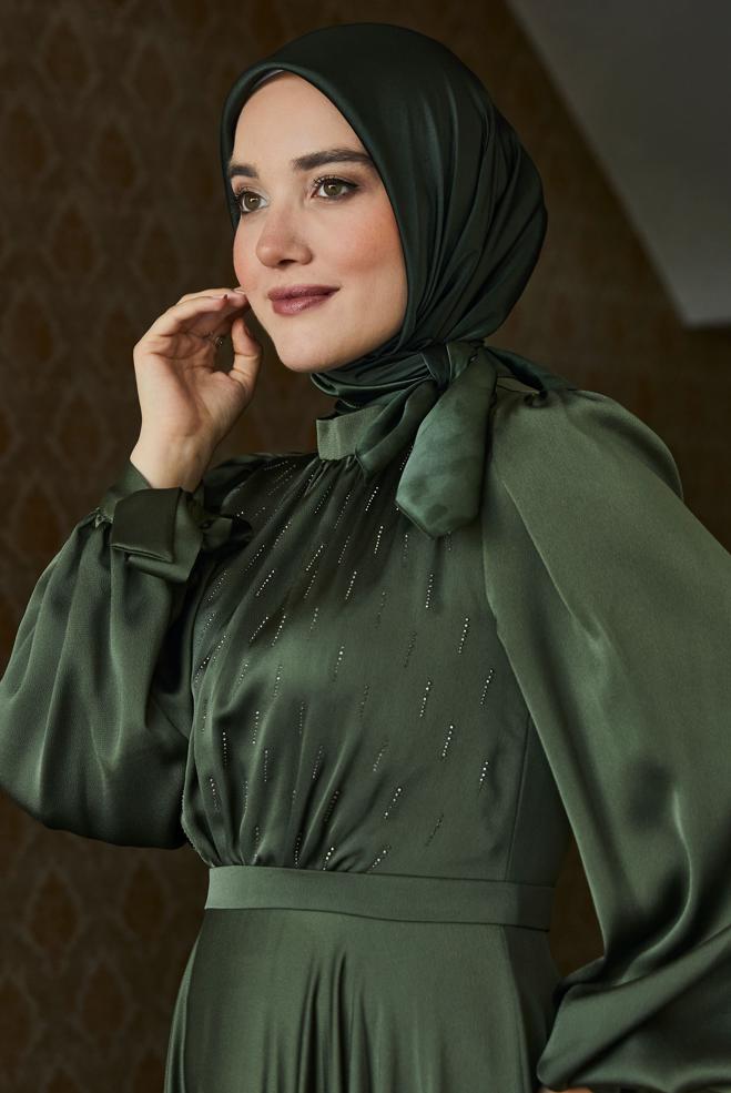 Hijab clothing KHAKI ALVINA CARMEN SCARF 8642 - ALVİNA