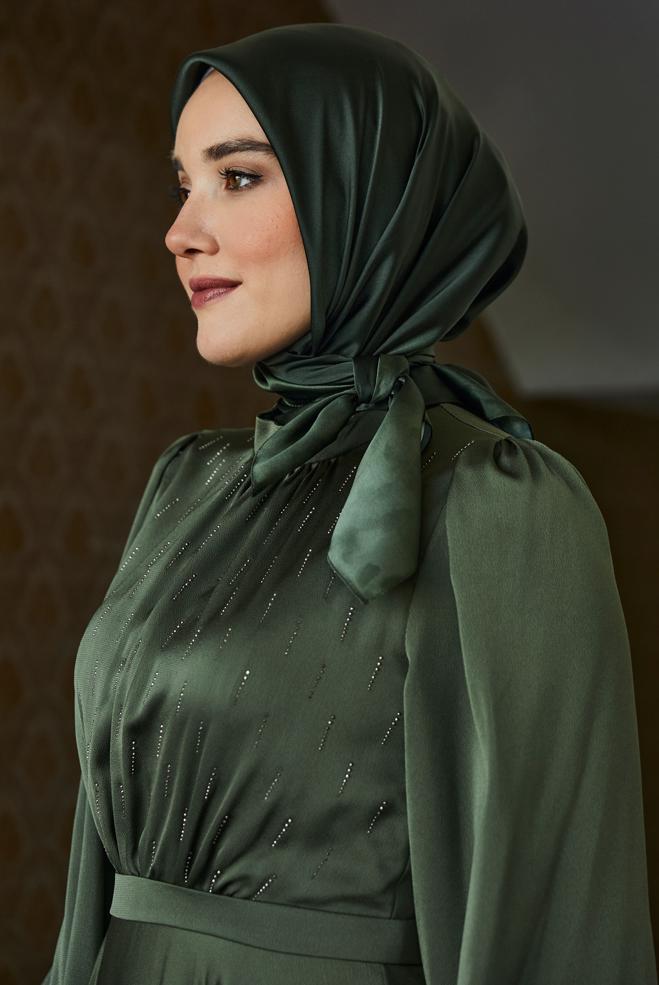 Hijab clothing KHAKI ALVINA CARMEN SCARF 8642 - ALVİNA