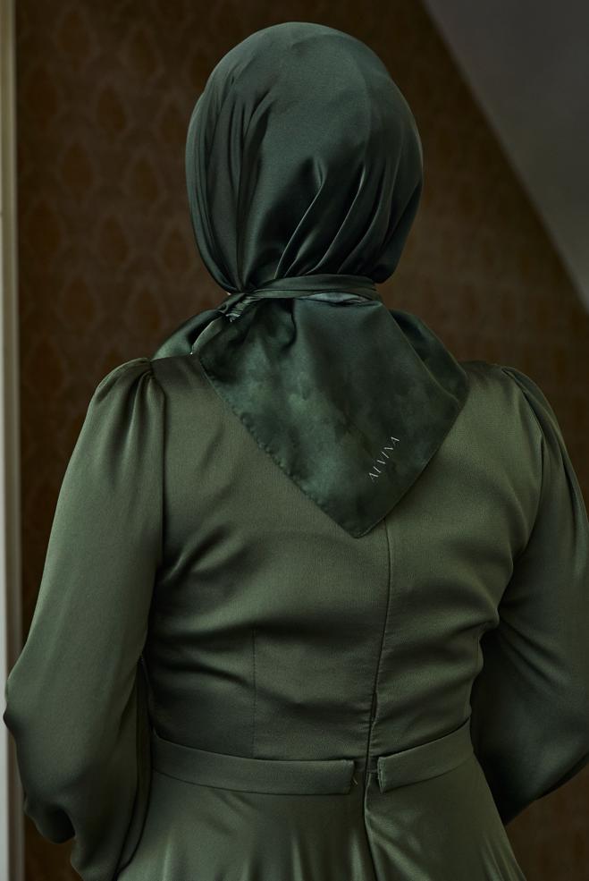 Hijab clothing KHAKI ALVINA CARMEN SCARF 8642 - ALVİNA