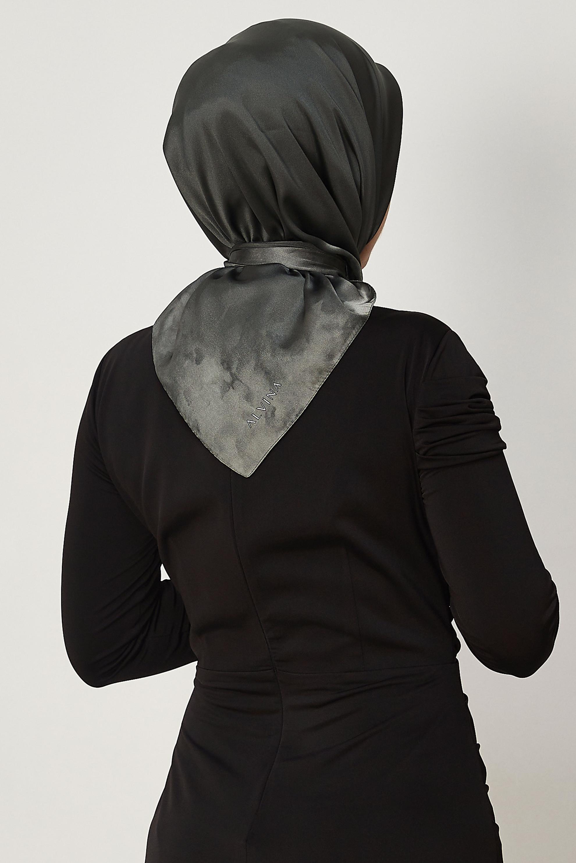 Hijab clothing GREY ALVINA CARMEN SCARF 8642