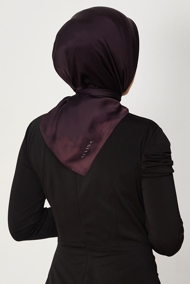 Hijab clothing CLARET RED ALVINA CARMEN SCARF 8642 - ALVİNA